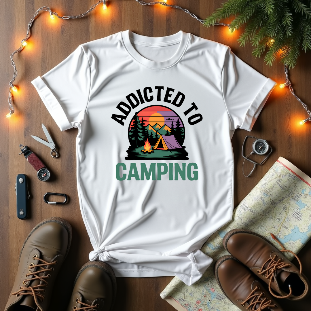 Addicted To Camping T-Shirt
