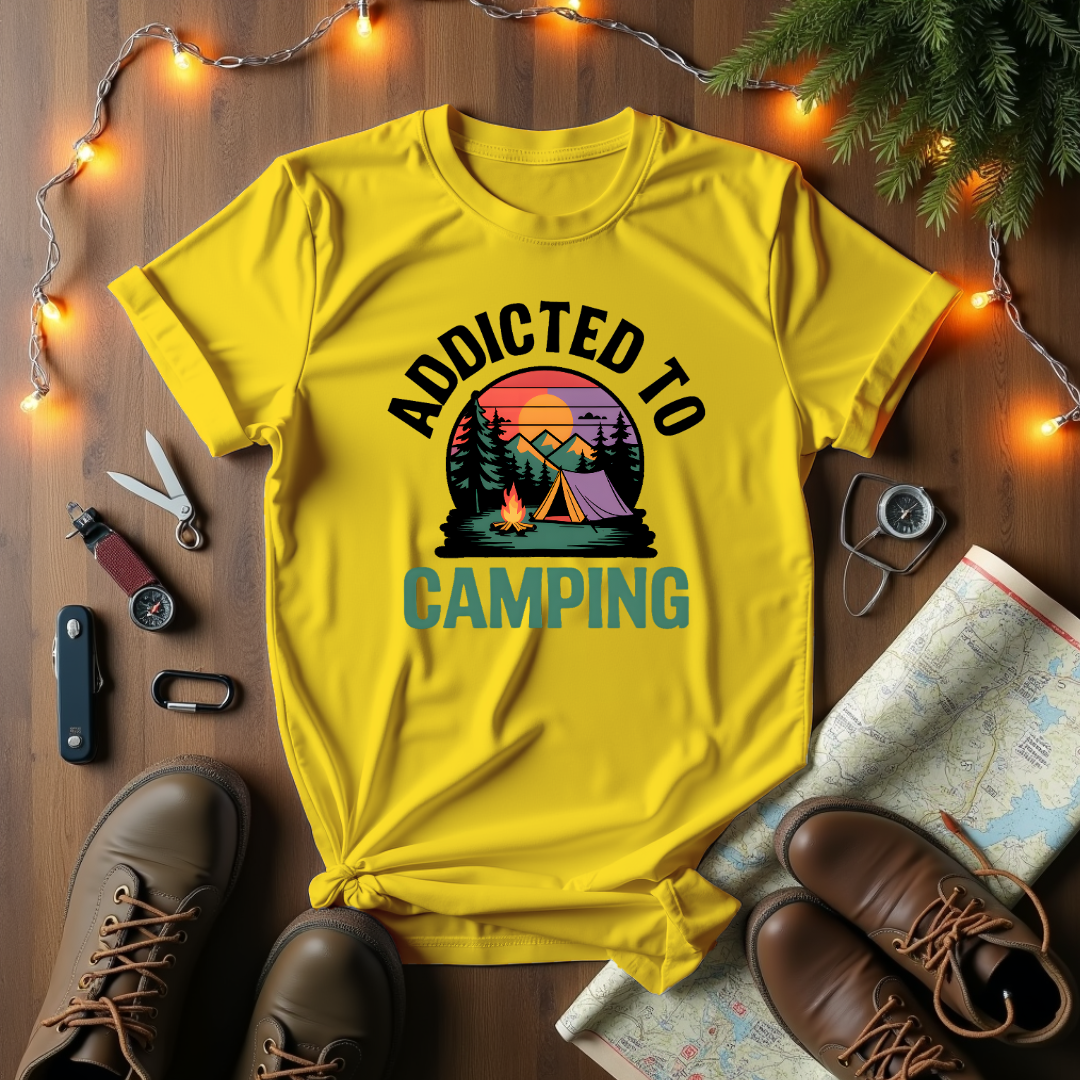 Addicted To Camping T-Shirt
