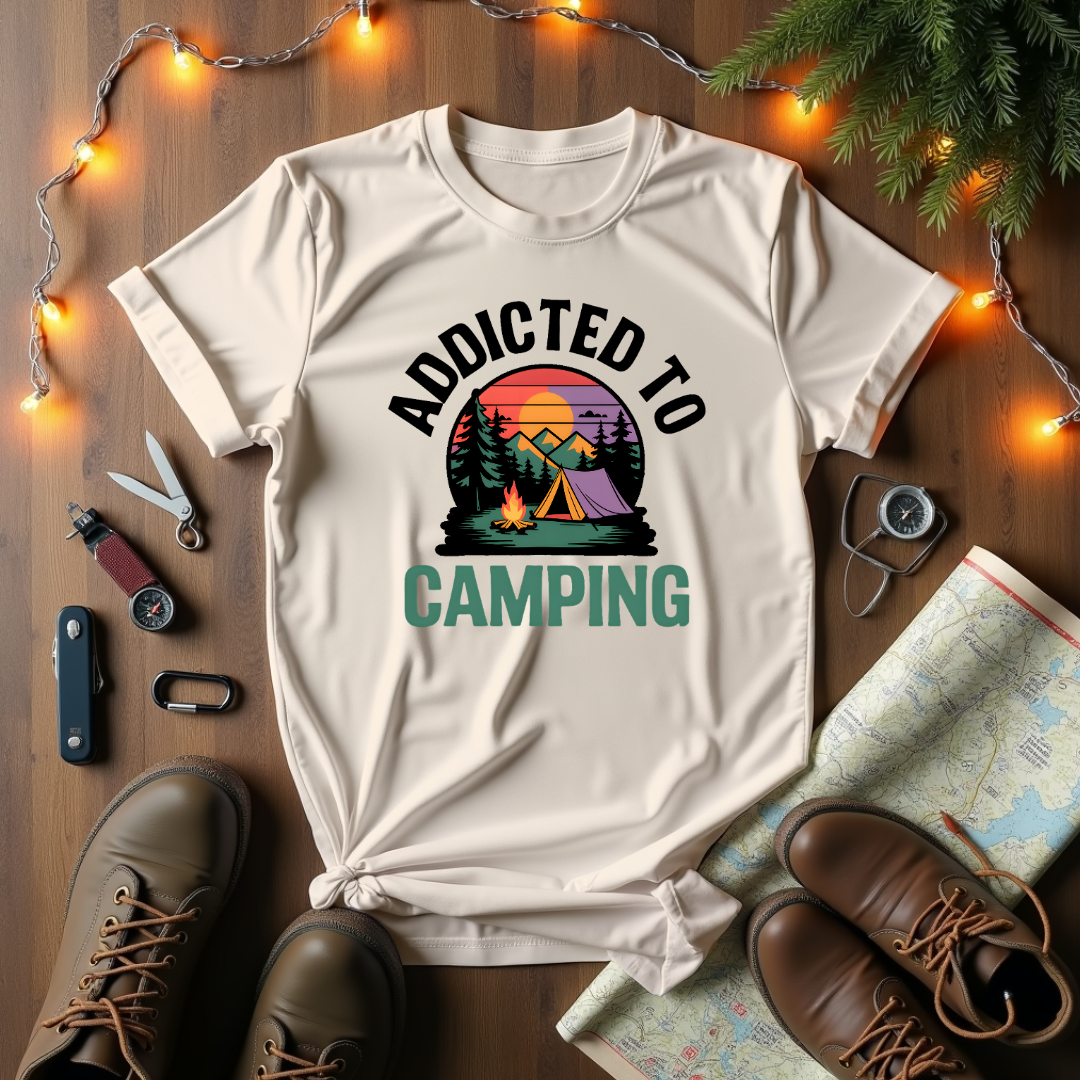 Addicted To Camping T-Shirt
