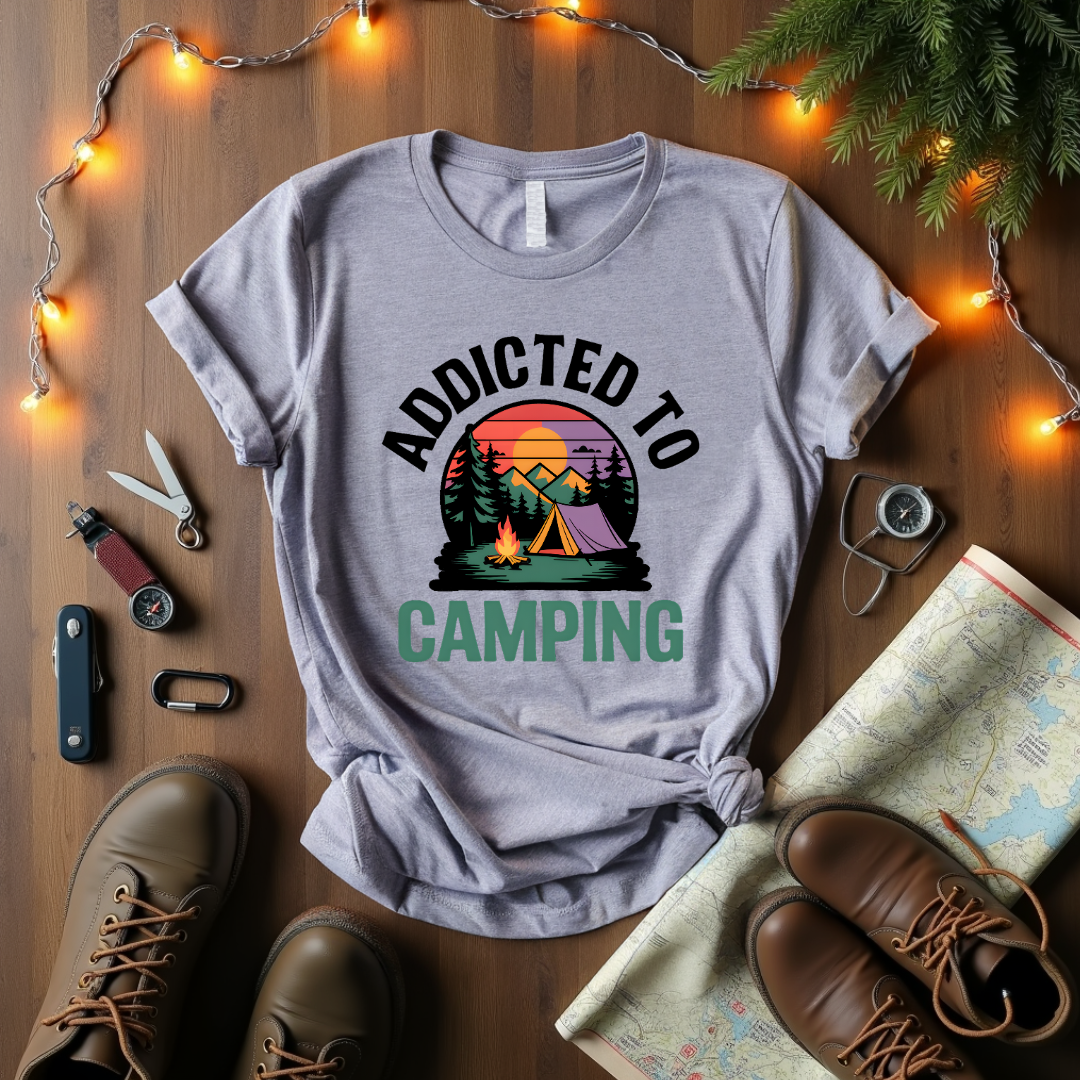 Addicted To Camping T-Shirt