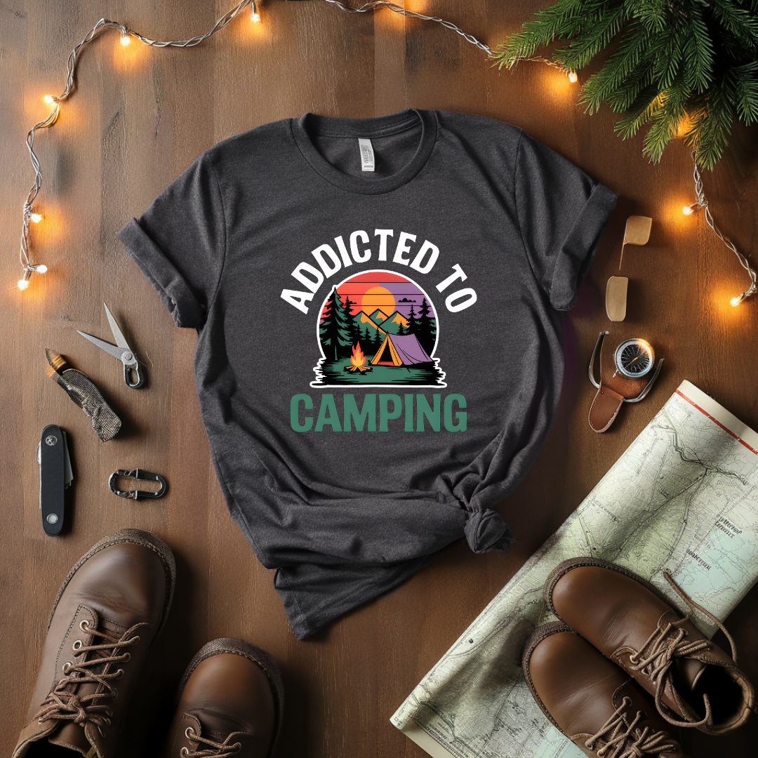 Addicted To Camping T-Shirt