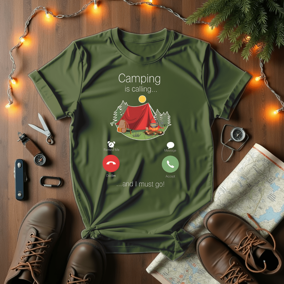 Camping Is Calling T-Shirt