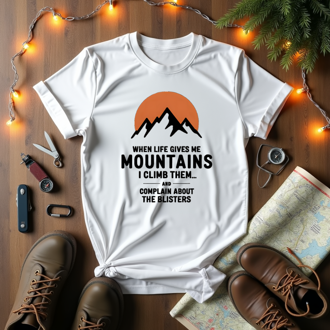 When Life Gives Me Mountains T-Shirt