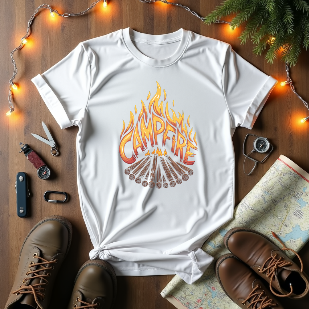 Burning Campfire T-Shirt