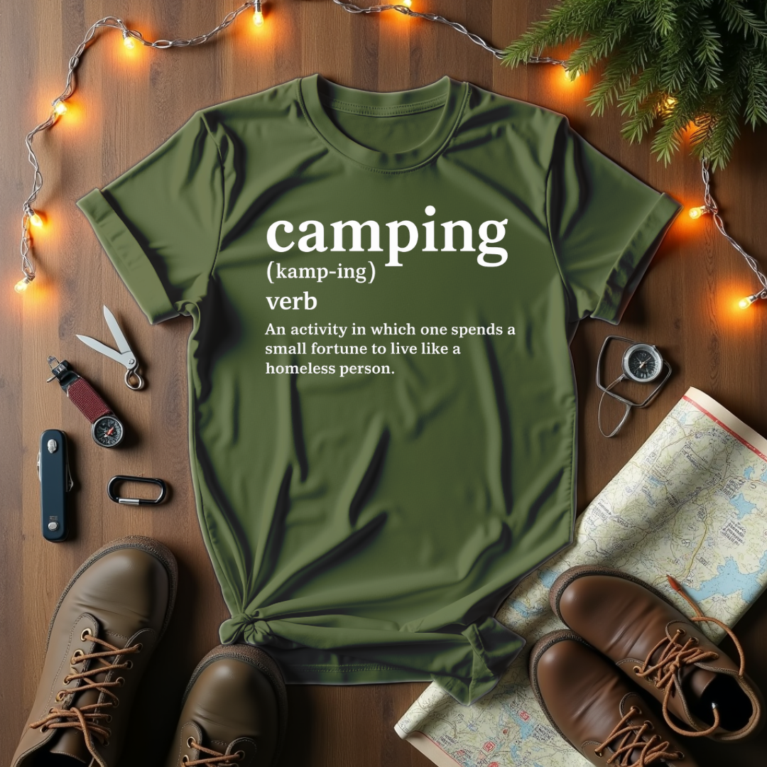 Camping Definition T-Shirt