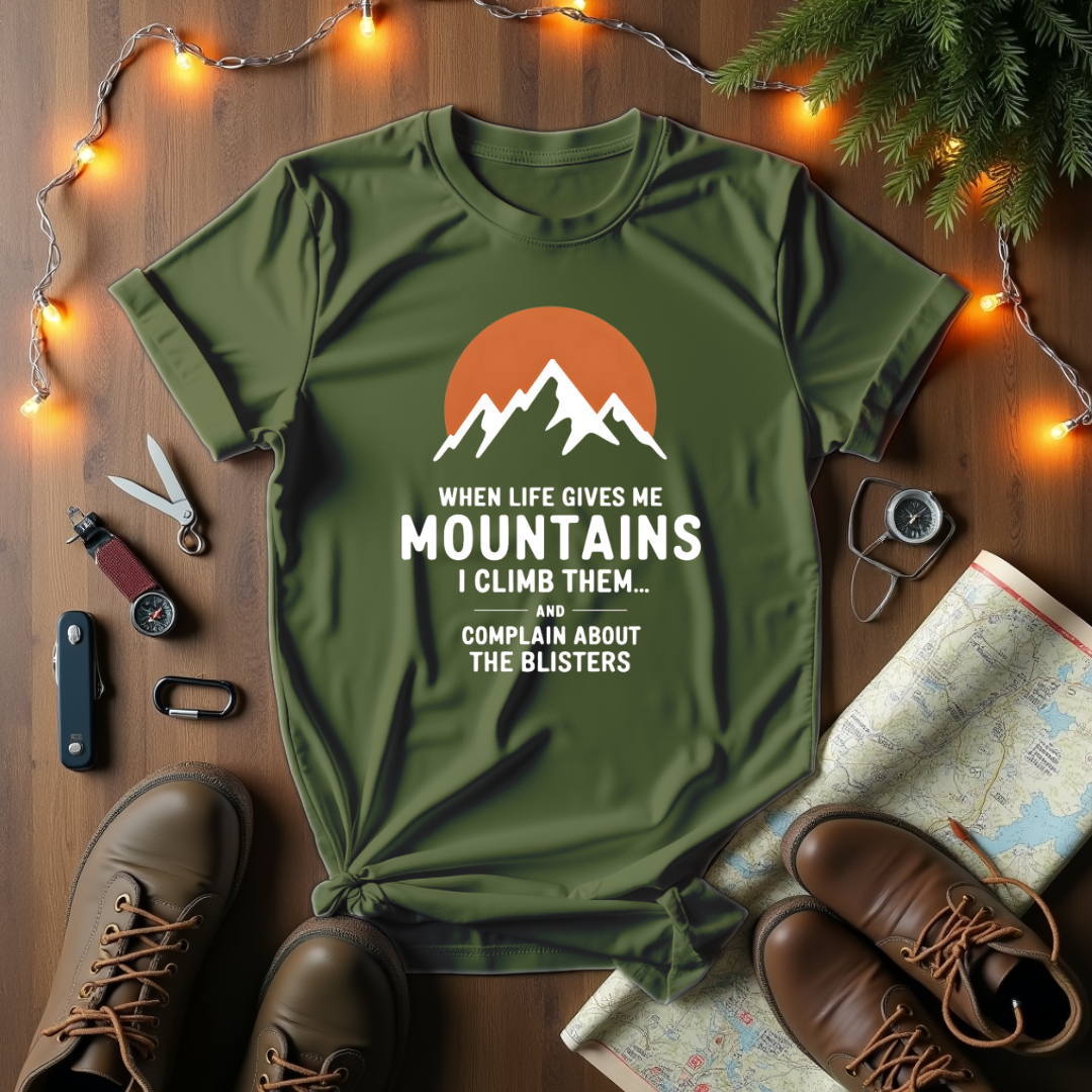 When Life Gives Me Mountains T-Shirt