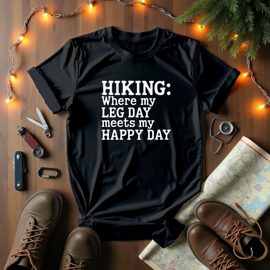 My Leg Day Meets My Happy Day T-Shirt