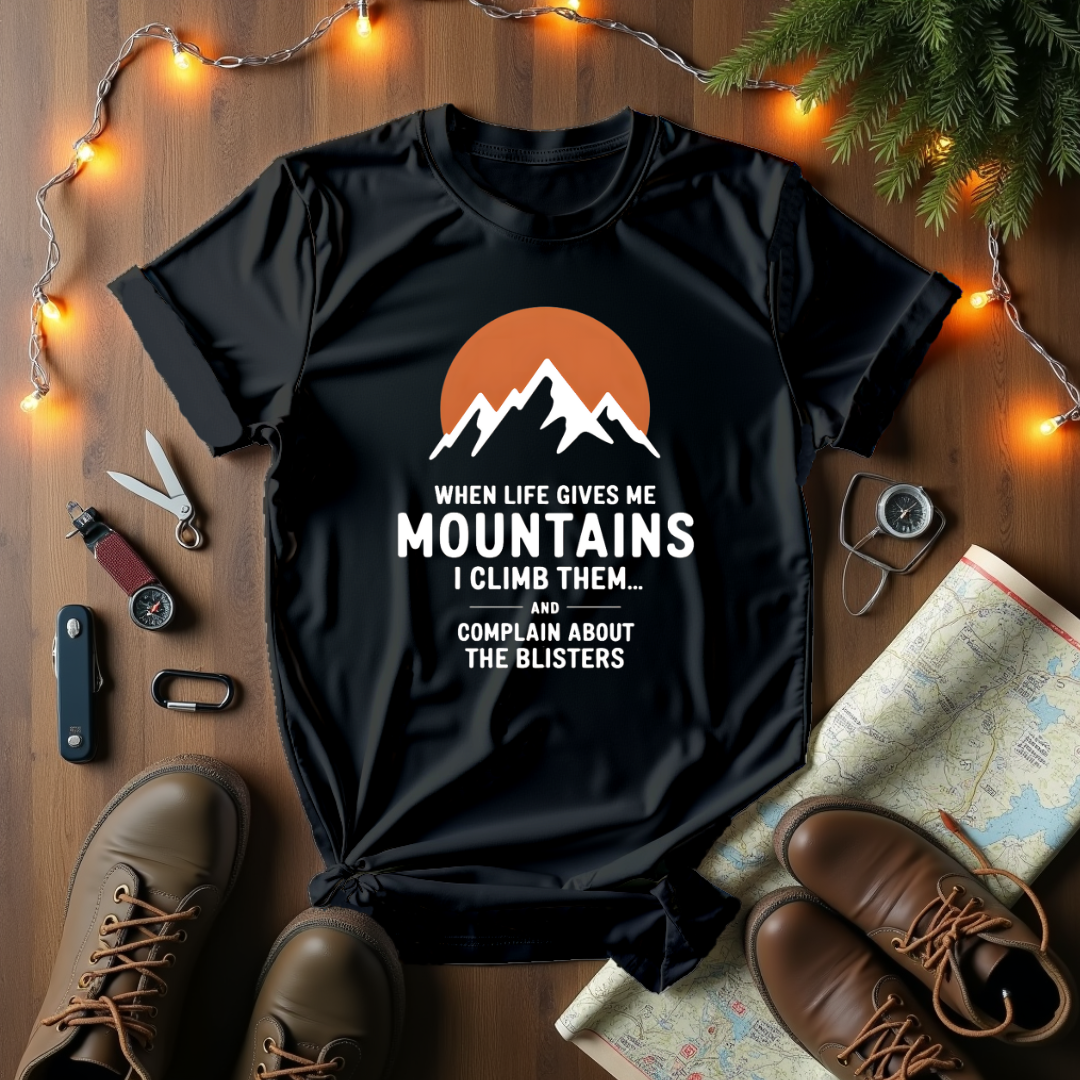 When Life Gives Me Mountains T-Shirt