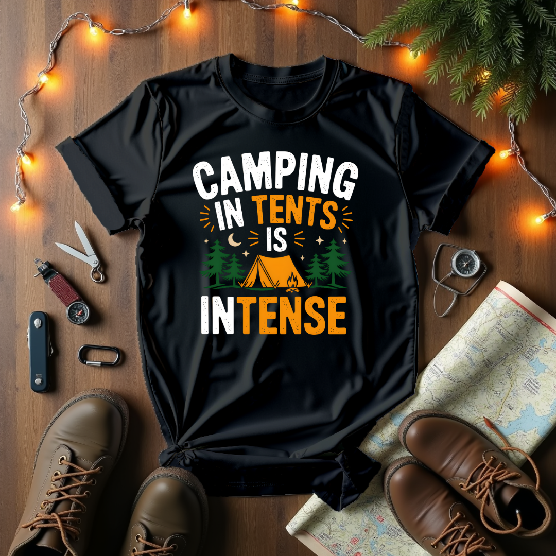Camping In Tents Is Intense T-Shirt