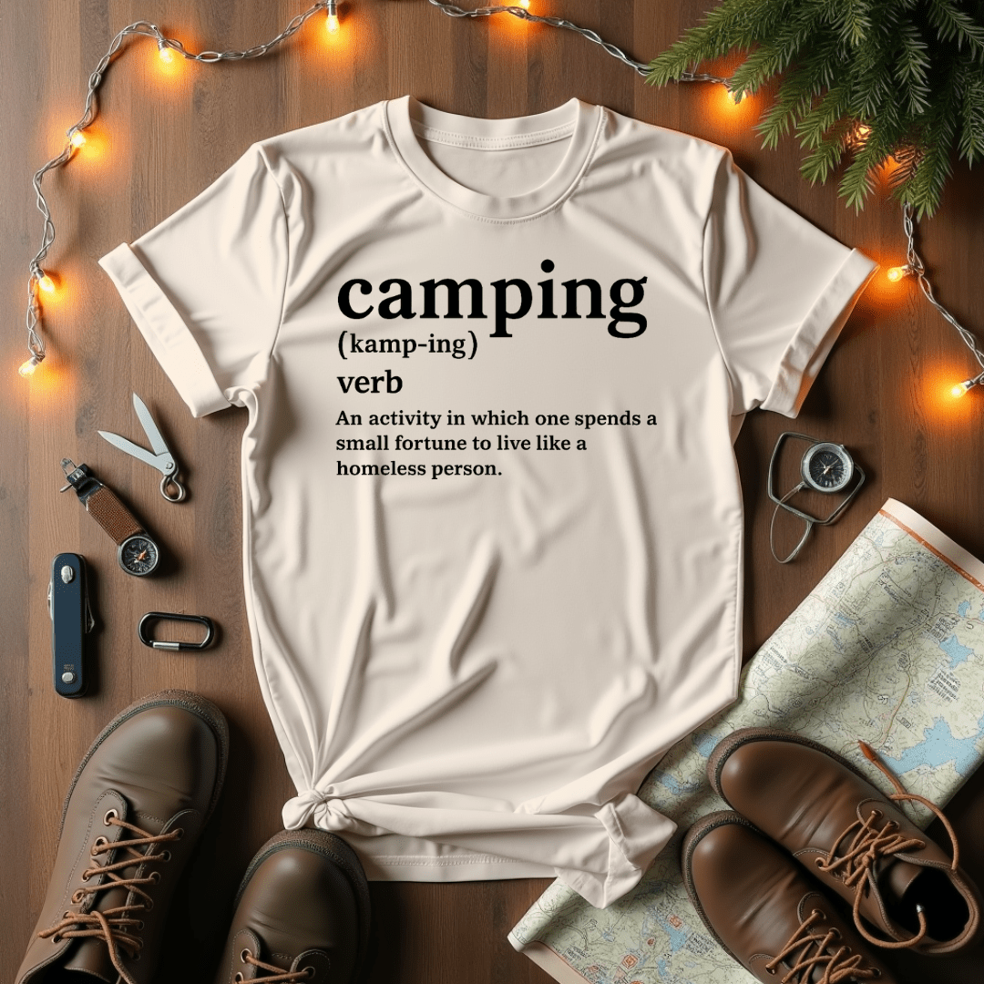 Camping Definition T-Shirt