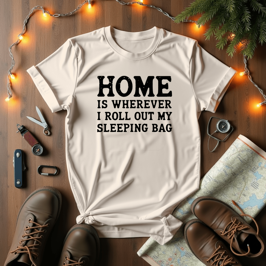 Sleeping Bag Is Home T-Shirt