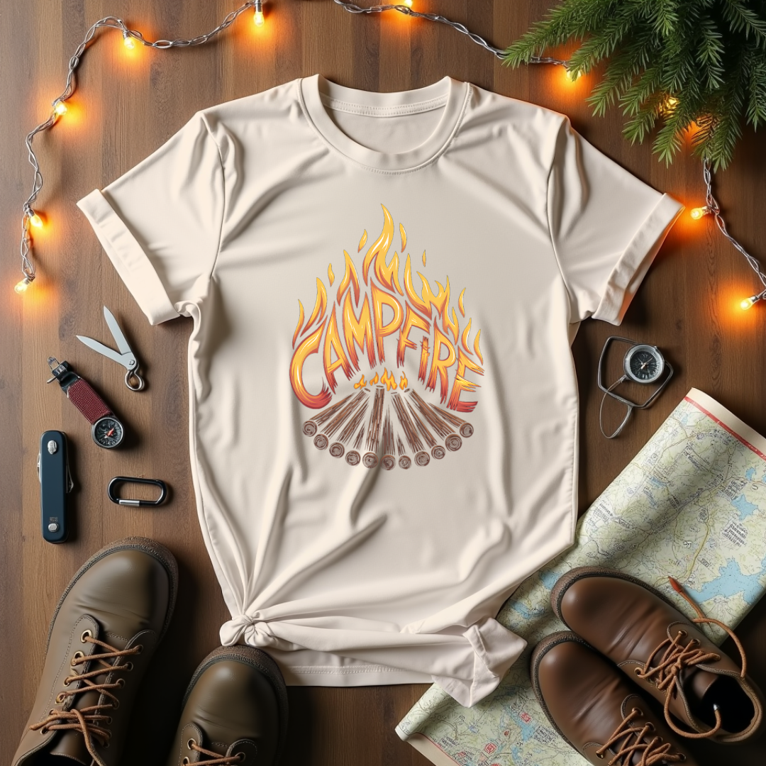 Burning Campfire T-Shirt