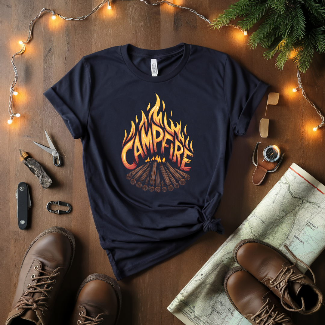 Burning Campfire T-Shirt