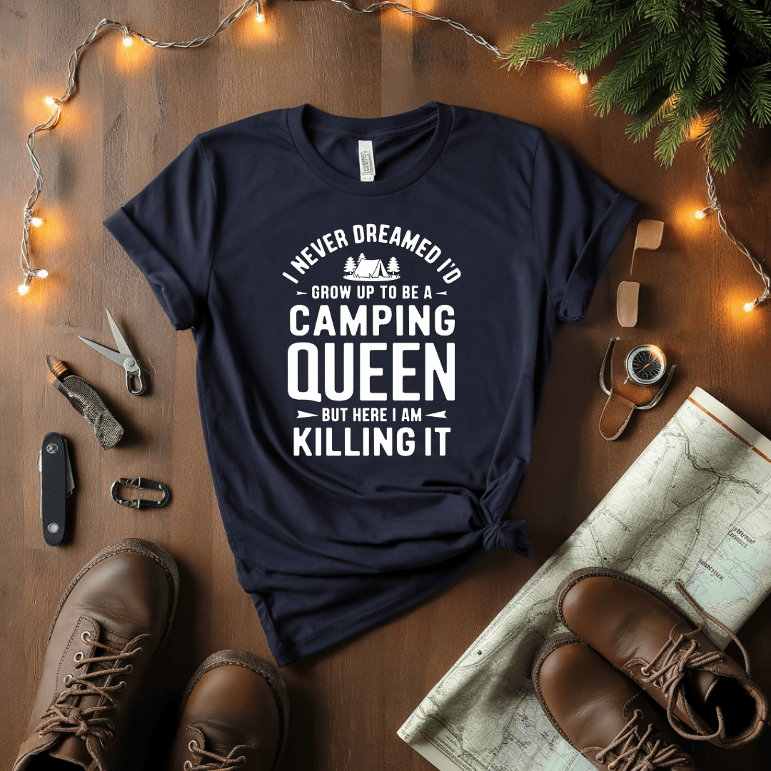 Grow Up To Be A Camping Queen T-Shirt