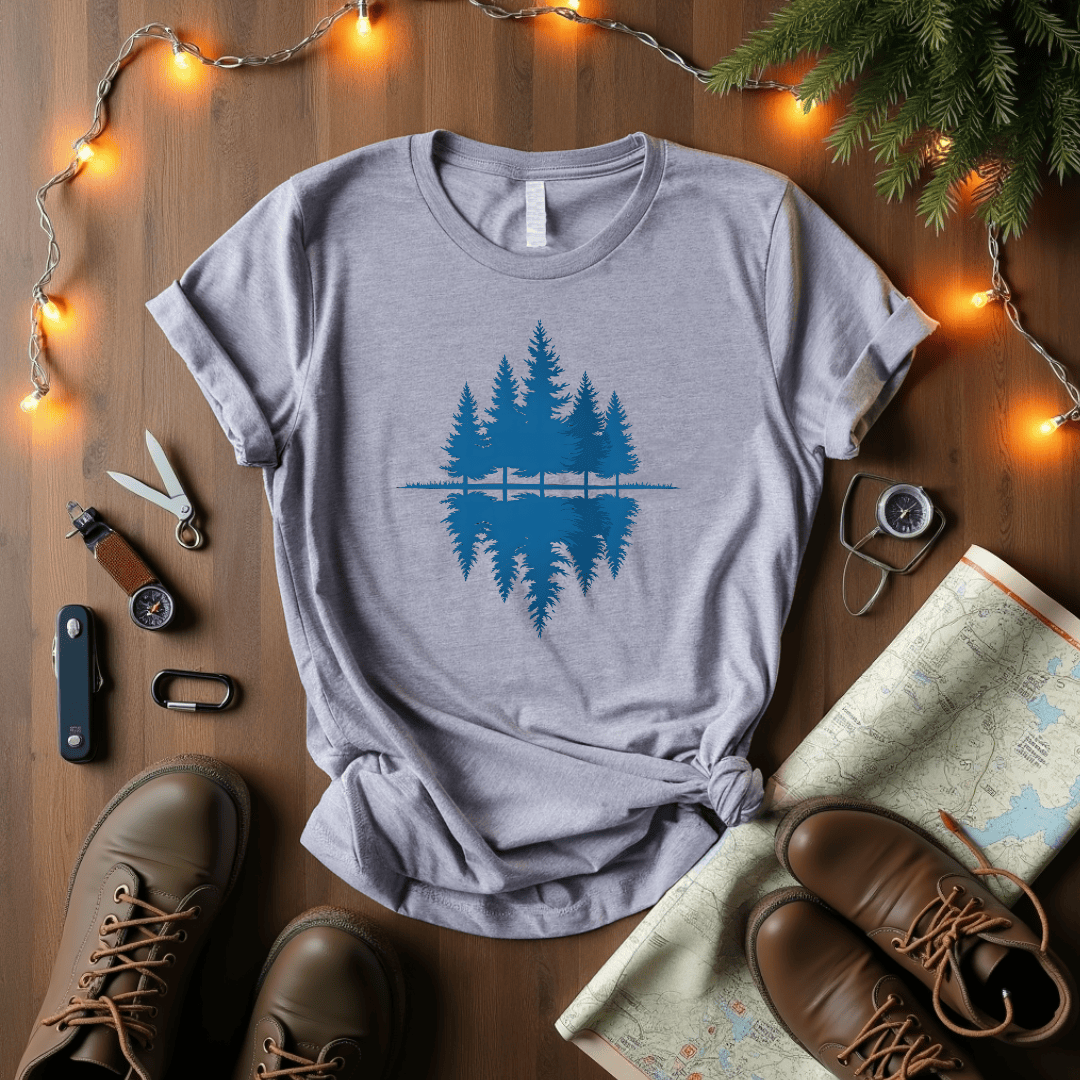 Pine Lake Reflection T-Shirt