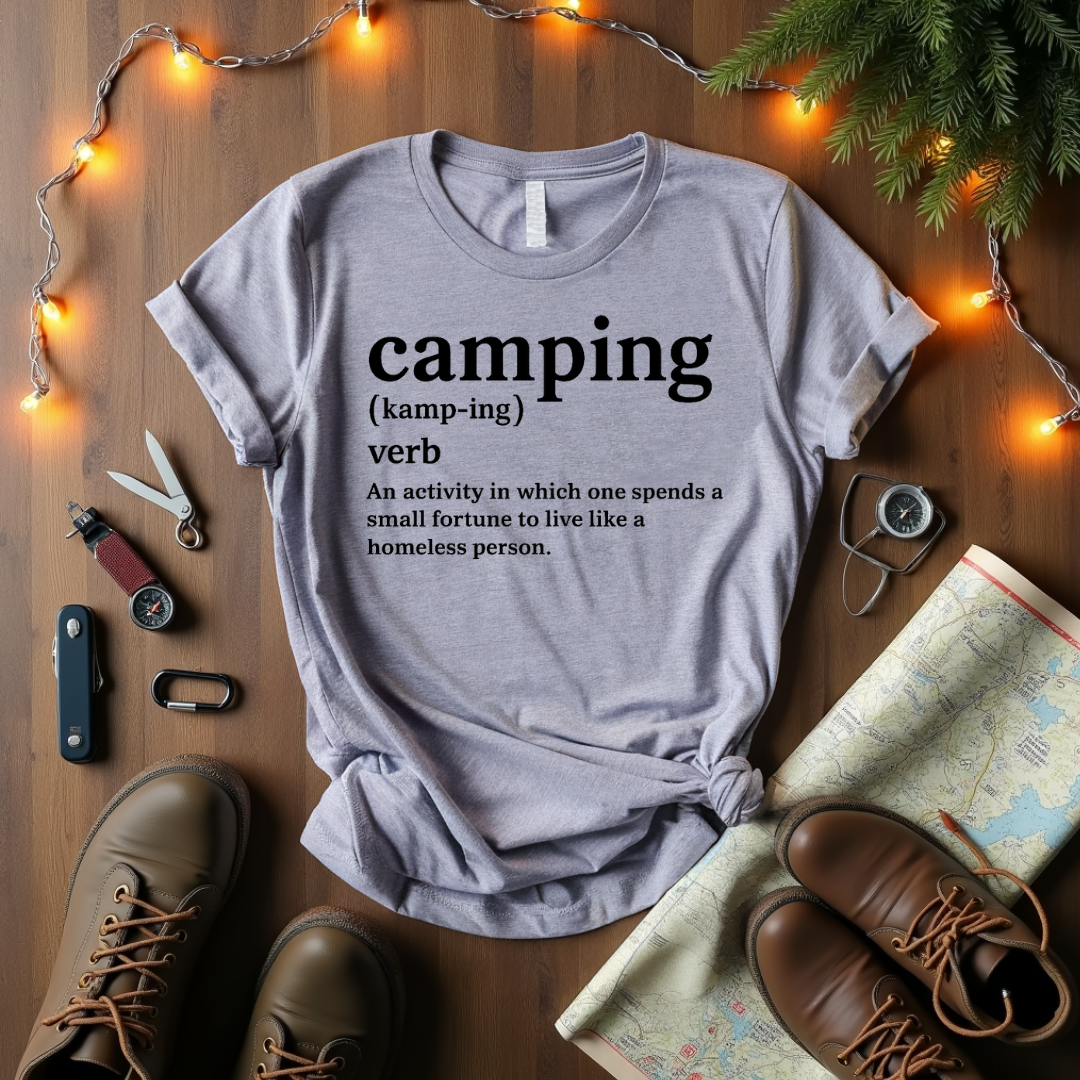 Camping Definition T-Shirt