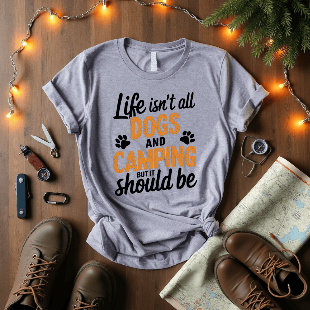 Dogs And Camping T-Shirt