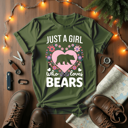 Just A Girl Who Loves Bears T-Shirt