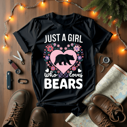 Just A Girl Who Loves Bears T-Shirt