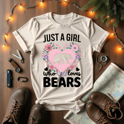 Just A Girl Who Loves Bears T-Shirt