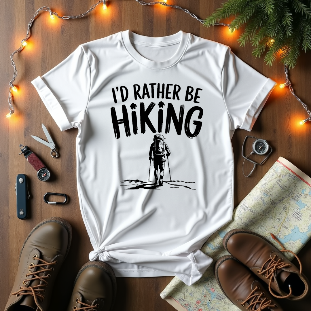 I'd Rather Be Hiking T-Shirt