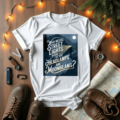 Headlamps And Moonbeams T-Shirt