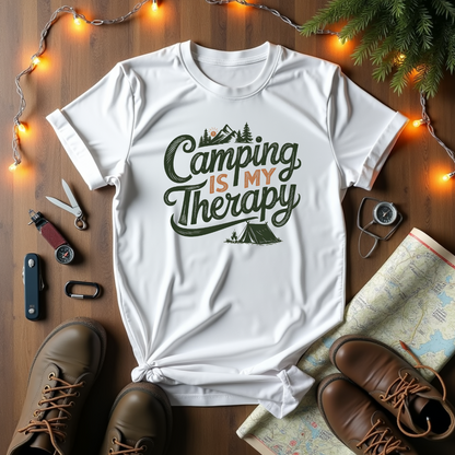 Camping Is My Therapy T-Shirt