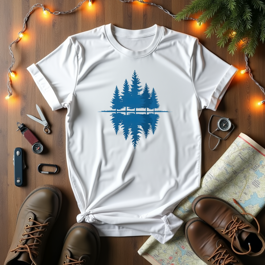 Pine Lake Reflection T-Shirt