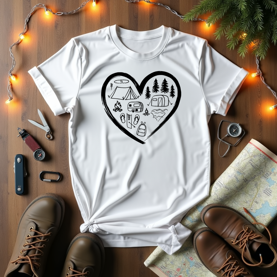Camping At Heart T-Shirt