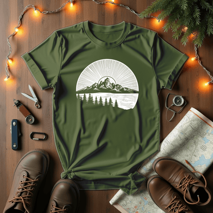 Sunlit Peaks And Serenity T-Shirt