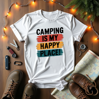 Camping Is My Happy Place T-Shirt