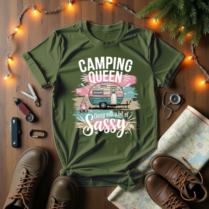 Camping Queen Classy T-Shirt