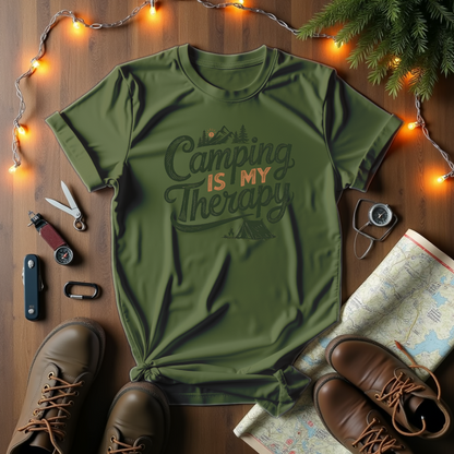 Camping Is My Therapy T-Shirt