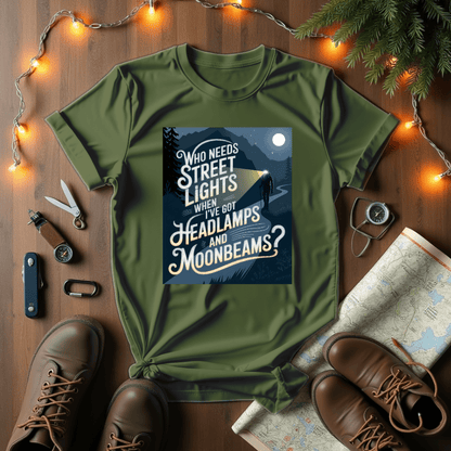 Headlamps And Moonbeams T-Shirt