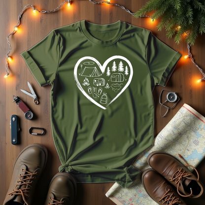 Camping At Heart T-Shirt