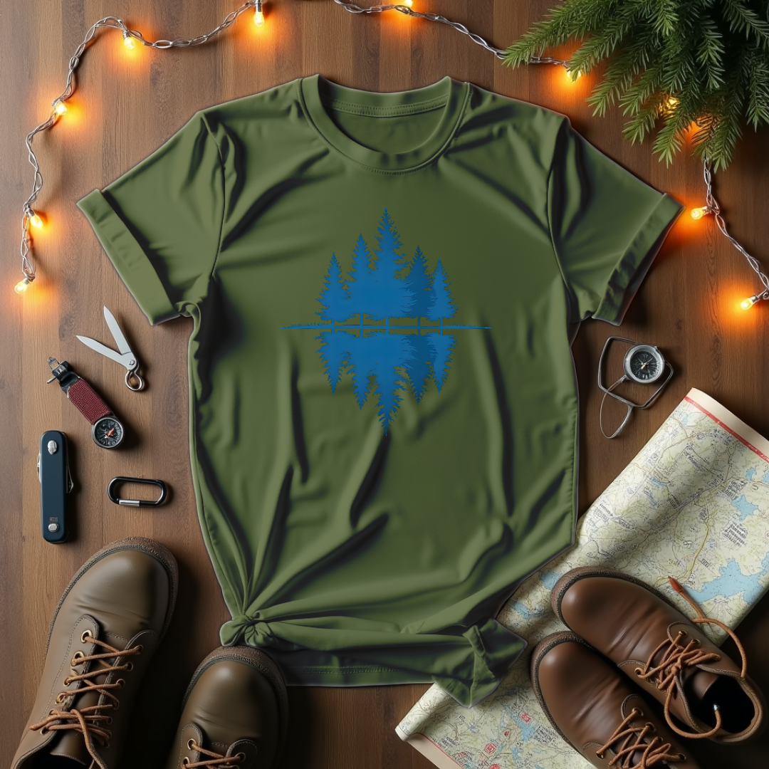 Pine Lake Reflection T-Shirt