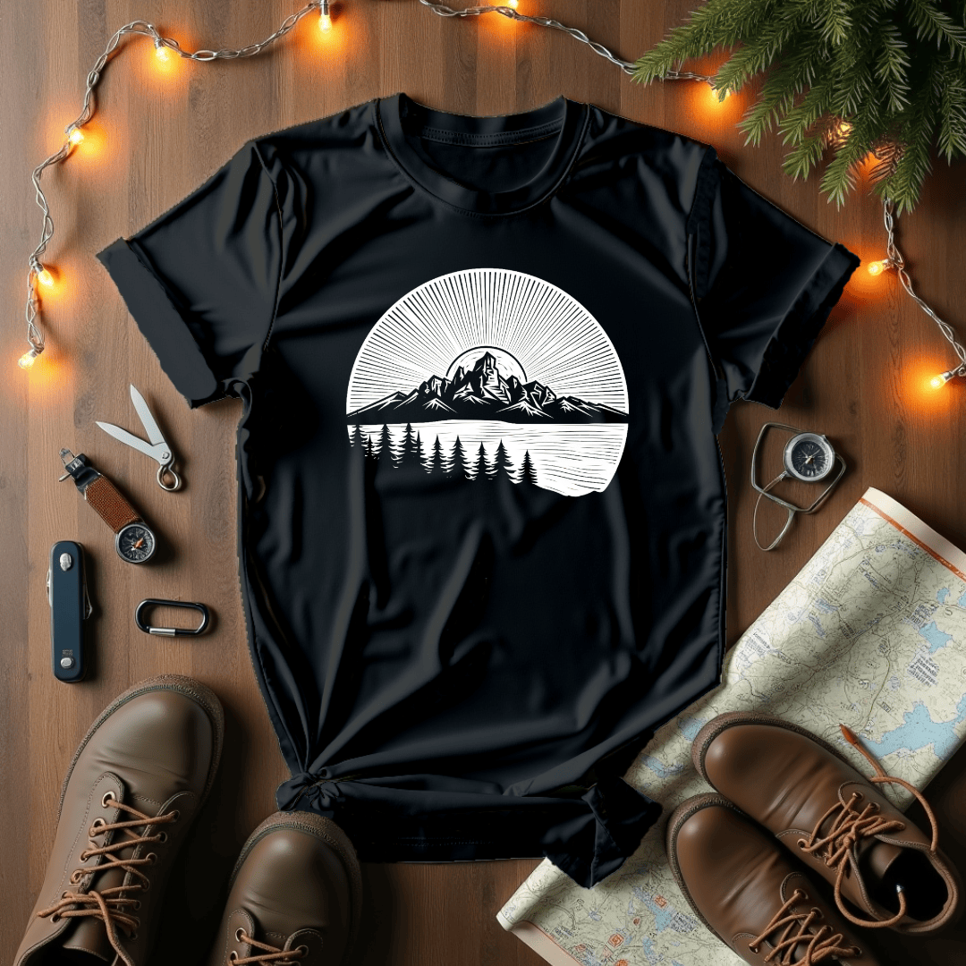 Sunlit Peaks And Serenity T-Shirt