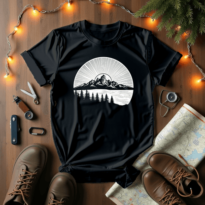 Sunlit Peaks And Serenity T-Shirt