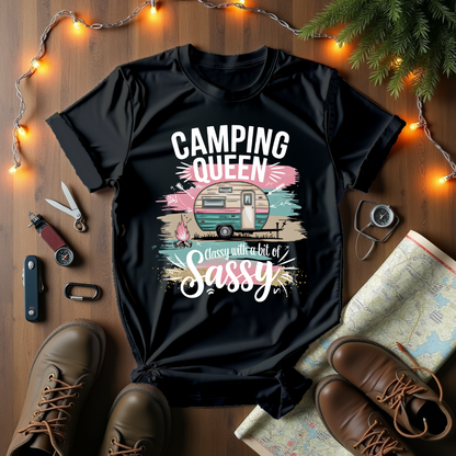 Camping Queen Classy T-Shirt
