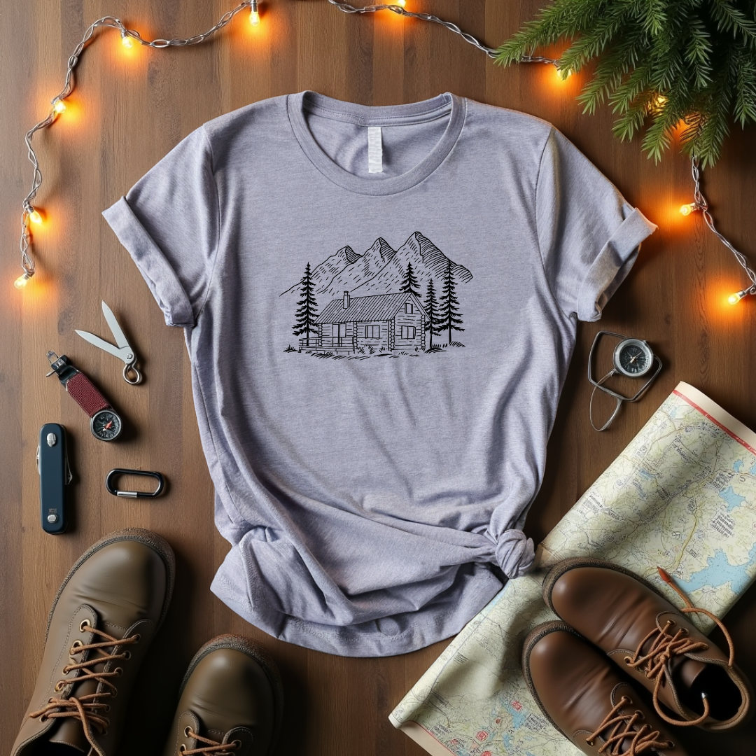 Mountain Cabin Retreat T-Shirt