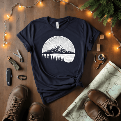 Sunlit Peaks And Serenity T-Shirt