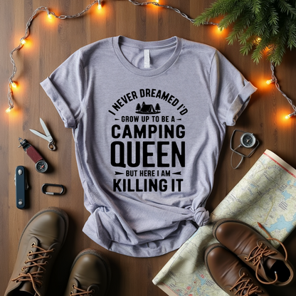 Grow Up To Be A Camping Queen T-Shirt