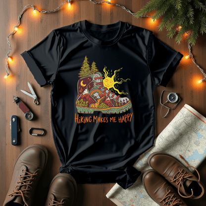 Hiking Makes Me Happy T-Shirt