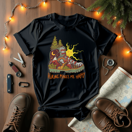 Hiking Makes Me Happy T-Shirt