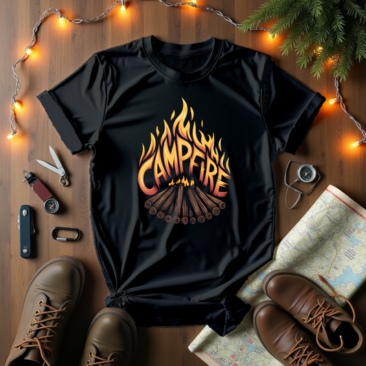 Burning Campfire T-Shirt