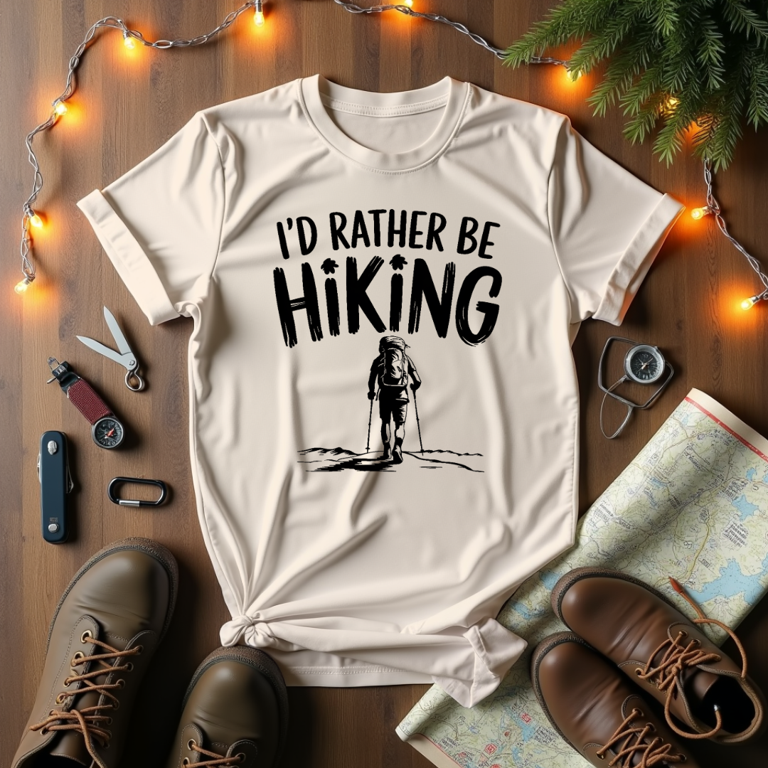I'd Rather Be Hiking T-Shirt
