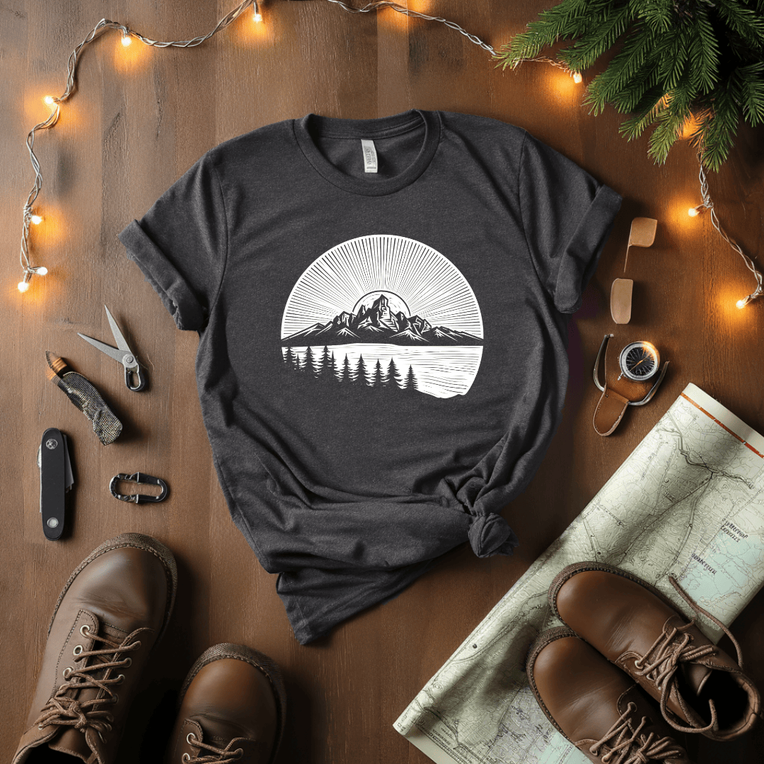 Sunlit Peaks And Serenity T-Shirt