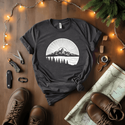Sunlit Peaks And Serenity T-Shirt