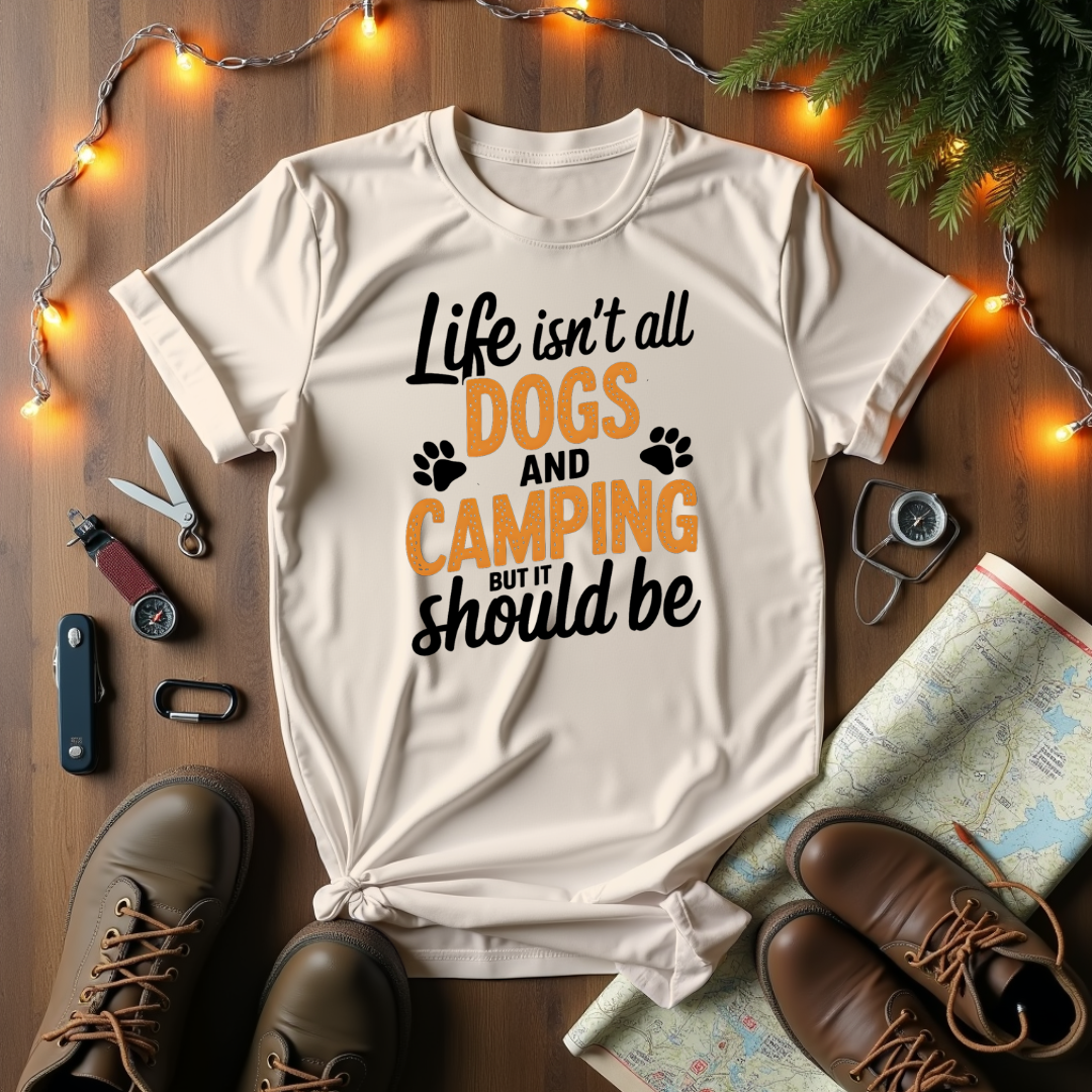 Dogs And Camping T-Shirt