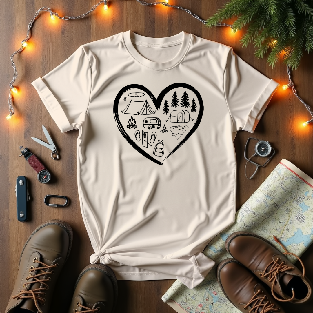 Camping At Heart T-Shirt